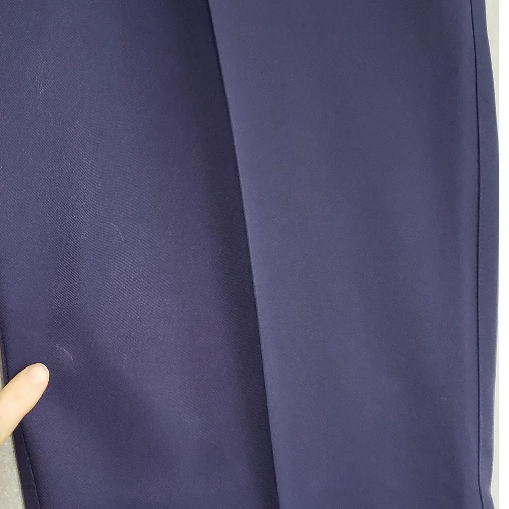 Peter Millar Durham Performance Mens 40/34 fits 40/30 Pants EB78 High Drape Navy